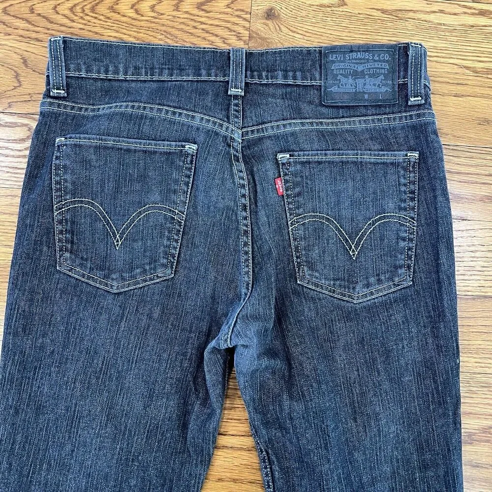 Levis Premium 510 Super Skinny Denim Jeans Mens W34‎ L34 Black